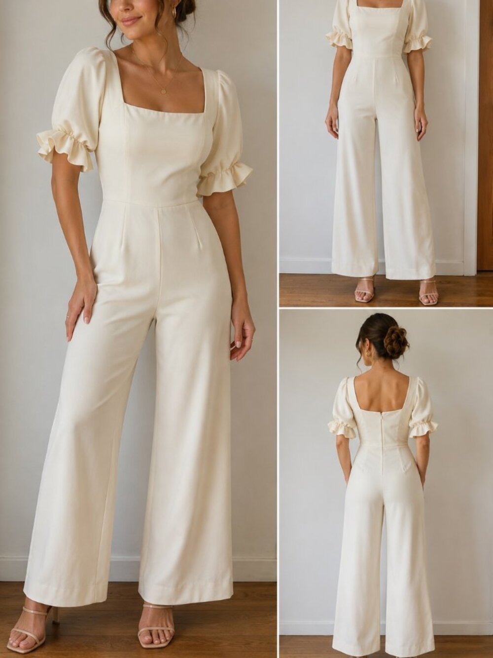 Elegant Ivory Jumpsuit (full length)